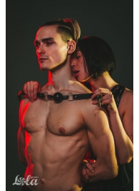 Черный кляп Love Addict на замочке - Lola Games - купить с доставкой в Нижнекамске