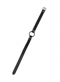 Черный кляп-кольцо Modesty - Lola Games - купить с доставкой в Нижнекамске