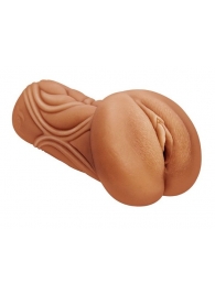 Кофейный мастурбатор-вагина Dumpling - Lola Games - в Нижнекамске купить с доставкой