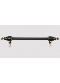 Черная распорка для ног Bound to You Faux Leather Spreader Bar - 50,8 см. - Fifty Shades of Grey - купить с доставкой в Нижнекамске