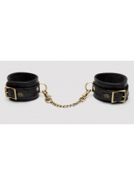 Черные оковы на ноги Bound to You Faux Leather Ankle Cuffs - Fifty Shades of Grey - купить с доставкой в Нижнекамске