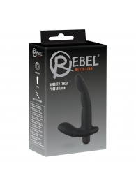 Черный вибромассажер простаты Naughty Finger Prostate Vibe - 13,8 см. - Orion - в Нижнекамске купить с доставкой