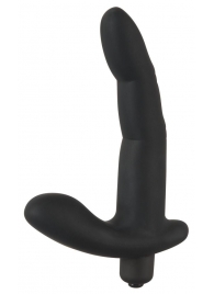Черный вибромассажер простаты Naughty Finger Prostate Vibe - 13,8 см. - Orion - в Нижнекамске купить с доставкой