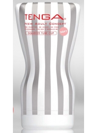 Мастурбатор TENGA Squeeze Tube Cup Soft - Tenga - в Нижнекамске купить с доставкой
