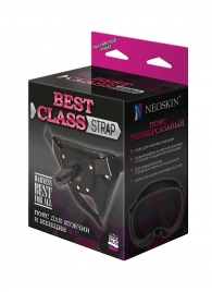 Черный пояс для насадок BEST CLASS STRAP - LOVETOY (А-Полимер) - купить с доставкой в Нижнекамске
