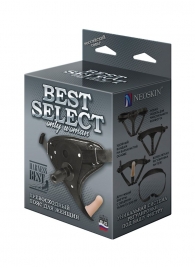 Пояс HARNESS BEST SELECT с вагинальной пробкой - LOVETOY (А-Полимер) - купить с доставкой в Нижнекамске
