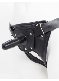 Черный пояс для насадок CLASS STRAP Restyling - LOVETOY (А-Полимер) - купить с доставкой в Нижнекамске