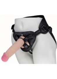 Пояс харнесс BEST UNI strap с 2 сменными насадками - 18,5 и 16 см. - LOVETOY (А-Полимер) - купить с доставкой в Нижнекамске