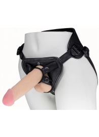 Пояс харнесс BEST UNI strap с 2 насадками - 18 и 22 см. - LOVETOY (А-Полимер) - купить с доставкой в Нижнекамске