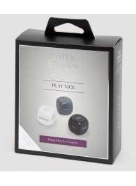 Игральные кубики для пар Play Nice - Fifty Shades of Grey - купить с доставкой в Нижнекамске