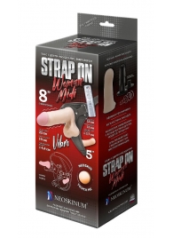 Вибрострапон Woman Midi с вагинальной пробкой - 22 см. - LOVETOY (А-Полимер) - купить с доставкой в Нижнекамске