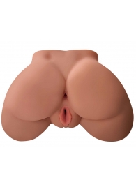 Кофейный мастурбатор-полуторс Perfect Ass Masturbator - Pipedream - в Нижнекамске купить с доставкой