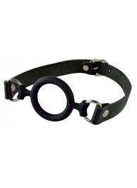 Черный кляп-рамка на регулируемых ремешках - Sitabella - купить с доставкой в Нижнекамске