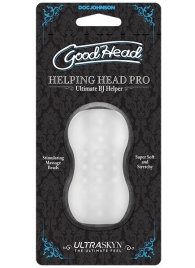 Прозрачный мини-мастурбатор Helping Head Pro - Doc Johnson - в Нижнекамске купить с доставкой