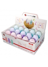 Набор из 15 мини-мастурбаторов Fantastic Egg Hard Boiled - Baile - в Нижнекамске купить с доставкой
