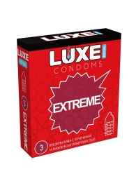 Текстурированные презервативы LUXE Royal Extreme - 3 шт. - Luxe - купить с доставкой в Нижнекамске