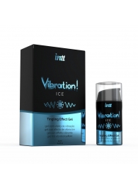 Жидкий интимный гель с эффектом вибрации Vibration! Ice - 15 мл. - INTT - купить с доставкой в Нижнекамске