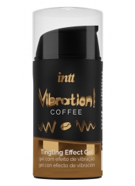 Жидкий интимный гель с эффектом вибрации Vibration! Coffee - 15 мл. - INTT - купить с доставкой в Нижнекамске
