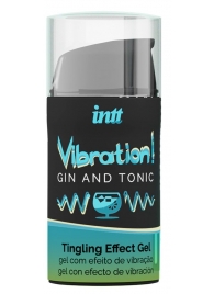 Жидкий интимный гель с эффектом вибрации Vibration! Gin   Tonic - 15 мл. - INTT - купить с доставкой в Нижнекамске