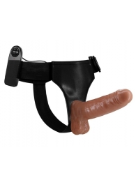 Страпон на трусиках с вибрацией Ultra Passionate Harness - 16 см. - Baile - купить с доставкой в Нижнекамске