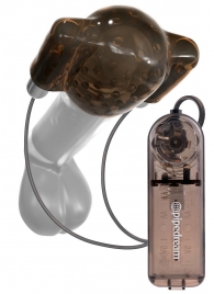 Дымчатый вибростимулятор головки пениса Dual Vibrating Head Teaser - Pipedream - в Нижнекамске купить с доставкой