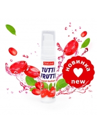 Гель-смазка Tutti-frutti со вкусом барбариса - 30 гр. - Биоритм - купить с доставкой в Нижнекамске