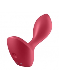 Красный вибромассажёр простаты Satisfyer Backdoor Lover - 14 см. - Satisfyer - в Нижнекамске купить с доставкой