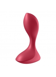 Красный вибромассажёр простаты Satisfyer Backdoor Lover - 14 см. - Satisfyer - в Нижнекамске купить с доставкой