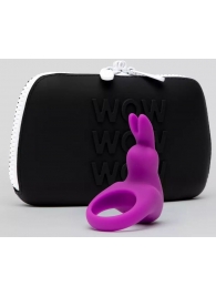 Фиолетовое эрекционное виброкольцо Happy Rabbit Cock Ring Kit - Happy Rabbit - в Нижнекамске купить с доставкой