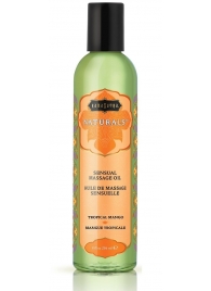 Массажное масло Naturals Tropical Mango с ароматом манго - 236 мл. - Kama Sutra - купить с доставкой в Нижнекамске