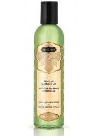 Массажное масло Naturals Vanilla Sandalwood с ароматом ванили и сандала - 236 мл. - Kama Sutra - купить с доставкой в Нижнекамске