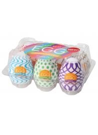 Набор из 6 мастурбаторов Tenga EGG IV с различным рельефом - Tenga - в Нижнекамске купить с доставкой