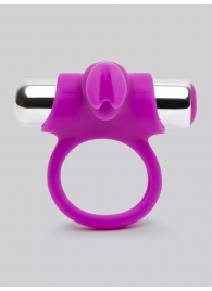 Лиловое виброкольцо с пультом ДУ Remote Control Cock Ring - Happy Rabbit - в Нижнекамске купить с доставкой