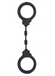 Черные силиконовые наручники Suppression - Lola Games - купить с доставкой в Нижнекамске