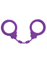 Фиолетовые силиконовые наручники Suppression - Lola Games - купить с доставкой в Нижнекамске