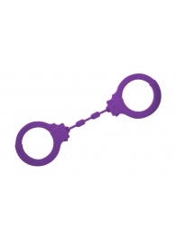 Фиолетовые силиконовые поножи Limitation - Lola Games - купить с доставкой в Нижнекамске