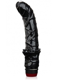 Черный вибромассажер простаты 6  Premium Prostate Massager - BlueLine - в Нижнекамске купить с доставкой