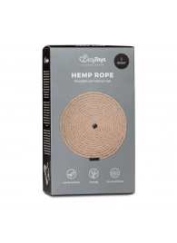 Пеньковая веревка для связывания Hemp Rope - 5 м. - Easy toys - купить с доставкой в Нижнекамске
