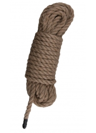 Пеньковая веревка для связывания Hemp Rope - 5 м. - Easy toys - купить с доставкой в Нижнекамске