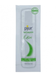 Лубрикант на водной основе pjur WOMAN Aloe - 2 мл. - Pjur - купить с доставкой в Нижнекамске
