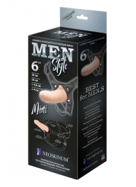 Пустотелый фаллопротез MEN STYLE - 17,5 см. - LOVETOY (А-Полимер) - купить с доставкой в Нижнекамске