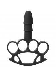 Кастет с штырьком для насадок Vac-U-Lock Knuckle Up - Doc Johnson - купить с доставкой в Нижнекамске