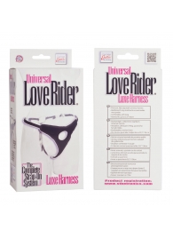 Трусы для страпона с универсальным креплением Universal Love Rider Luxe Harness - California Exotic Novelties - купить с доставкой в Нижнекамске