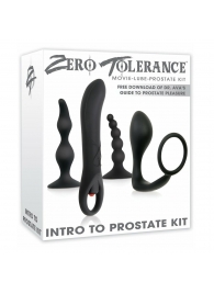 Набор стимуляторов простаты Intro To Prostate Kit - Zero Tolerance - в Нижнекамске купить с доставкой
