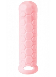 Розовый фаллоудлинитель Homme Long - 15,5 см. - Lola Games - в Нижнекамске купить с доставкой