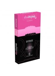 Презервативы с точками и рёбрышками DOMINO Classic Extase - 6 шт. - Domino - купить с доставкой в Нижнекамске