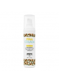 Разогревающее массажное масло с ароматом пина колада Gourmet Pina Colada - 50 мл. - Exsens - купить с доставкой в Нижнекамске