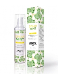 Разогревающее массажное масло Gourmet Spearmint Organic с органическими ингредиентами - 50 мл. - Exsens - купить с доставкой в Нижнекамске