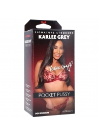Мастурбатор-вагина Karlee Grey ULTRASKYN Pocket Pussy - Doc Johnson - в Нижнекамске купить с доставкой