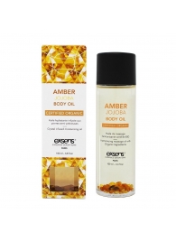 Органическое массажное масло AMBER JOJOBA - 100 мл. - Exsens - купить с доставкой в Нижнекамске